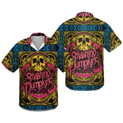 The Smashing Pumpkins 3D All Printed Hawaiian Shirt Gift For Your Girlfriend Boyfriend Gift For Love Gift For Friend Best Valentine Present Holiday Gift