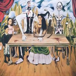 The Wounded Table (colorful) by Frida Kahlo Canvas Meaningful Gift For Family Gift For Boyfriend Valentine Gift Birthday Gift Holiday Gift