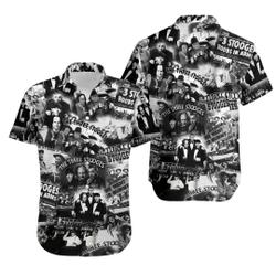 Three Stooges Hawaiian Shirt Aloha Shirt Gift For Your Girlfriend Boyfriend Gift For Love Gift For Friend Best Valentine Present Holiday Gift