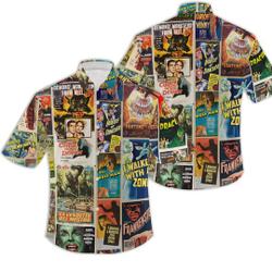 Thriller Movie Collage Hawaiian Shirt, Holiday Shirt Gift For Your Girlfriend Boyfriend Gift For Love Gift For Friend Best Valentine Present Holiday Gift