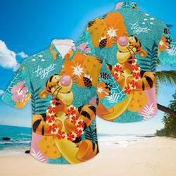 Tigger Winnie the Pooh Disney Summer Hawaiian Shirt Gift For Your Girlfriend Boyfriend Gift For Love Gift For Friend Best Valentine Present Holiday Gift