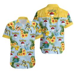 Tlmus PKM Lugia Hawaiian Shirt Gift For Your Girlfriend Boyfriend Gift For Love Gift For Friend Best Valentine Present Holiday Gift