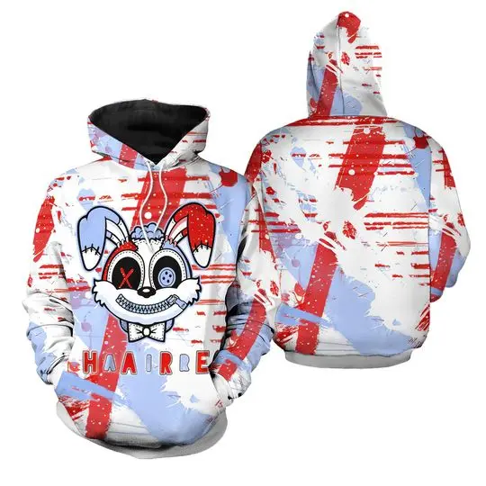 To Match JD 6 Red Oreo - Air Rabit - Red Oreo 6s Matching 3D Hoodie