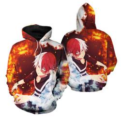 Todoroki Shoto Cosplay 3D Hoodie
