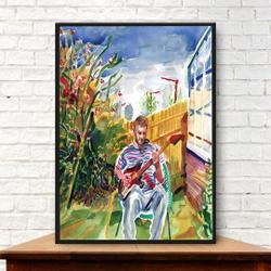 Tom Misch Playing On The guitar Premium Matte Vertical Poster Meaningful Gift For Family Gift For Boyfriend Valentine Gift Birthday Gift Holiday Gift