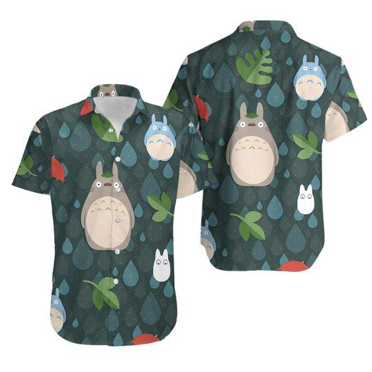 Totoro Hawaiian Ghibli Hawaii Shirt Gift For Your Girlfriend Boyfriend Gift For Love Gift For Friend Best Valentine Present Holiday Gift