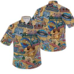 Travel In America Hawaiian Shirt Gift For Your Girlfriend Boyfriend Gift For Love Gift For Friend Best Valentine Present Holiday Gift