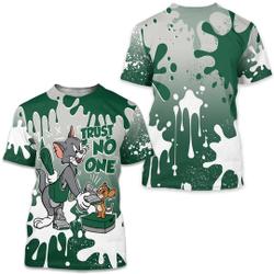 Trust No One Cat And Mouse 3D Splash Unisex Sneaker Shirt Meaningful Gift For Family Gift For Boyfriend Valentine Gift
