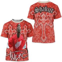 Tupac Red RIP Garment Set - All over print t shirt Meaningful Gift For Family Gift For Boyfriend Valentine Gift