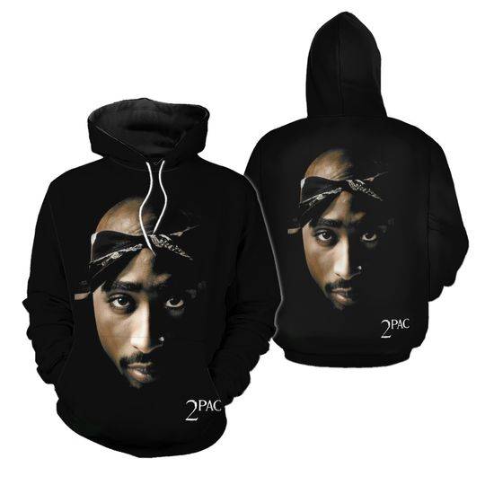 Tupac Shakur Full Over Print 3D Hoodie
