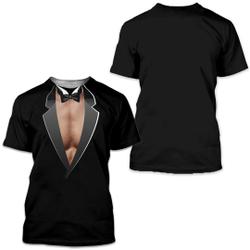 Tuxedo Muscles Mens T-Shirt Meaningful Gift For Family Gift For Boyfriend Valentine Gift