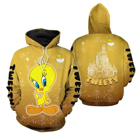 Tweety Bird 3D Printed Hoodie