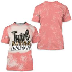 Twirl Mom - Bleached 3D Shirt Meaningful Gift For Family Gift For Boyfriend Valentine Gift