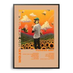 tyler the creator album poster flower boy Meaningful Gift For Family Gift For Boyfriend Valentine Gift Birthday Gift Holiday Gift