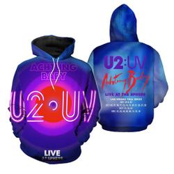 U2 Las Vegas 3D Hoodie