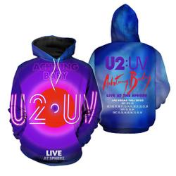 U2 Las Vegas 3D Hoodie