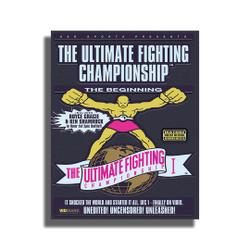 UFC 1 - The Beginning Premium Matte Vertical Poster Meaningful Gift For Family Gift For Boyfriend Valentine Gift Birthday Gift Holiday Gift