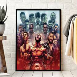 UFC fighters art poster Premium Matte Vertical Poster Meaningful Gift For Family Gift For Boyfriend Valentine Gift Birthday Gift Holiday Gift