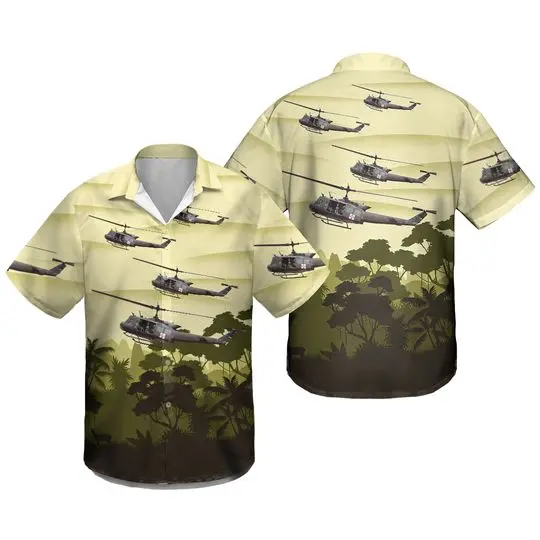 UH-1 Huey Medevac Hawaiian Shirts Gift For Your Girlfriend Boyfriend Gift For Love Gift For Friend Best Valentine Present Holiday Gift