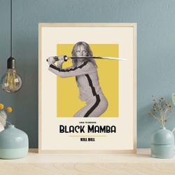 Uma Thurman Kill Bill Premium Matte Vertical Poster Meaningful Gift For Family Gift For Boyfriend Valentine Gift Birthday Gift Holiday Gift