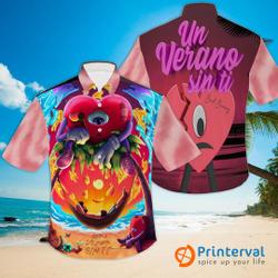 Un Verano Sin Ti Bad Bunny Hawaii Shirt Gift For Your Girlfriend Boyfriend Gift For Love Gift For Friend Best Valentine Present Holiday Gift