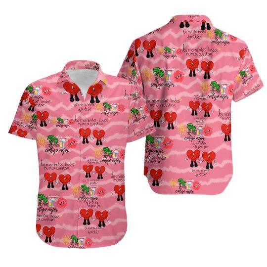 Un Verano Sin Ti Bad Bunny Hawaiian Shirt Gift For Your Girlfriend Boyfriend Gift For Love Gift For Friend Best Valentine Present Holiday Gift