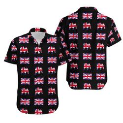 Union jack Hawaiian Shirt Gift For Your Girlfriend Boyfriend Gift For Love Gift For Friend Best Valentine Present Holiday Gift