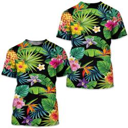 Unisex Aloha Hawaiian Tropical 3D All Over Print T-shirt Meaningful Gift For Family Gift For Boyfriend Valentine Gift