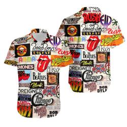 Unisex Classic Rock Hawaiian Shirt Gift For Your Girlfriend Boyfriend Gift For Love Gift For Friend Best Valentine Present Holiday Gift