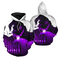 Unisex Nightmare Before Christmas Jack & Sally Novelty Hoodie 3D