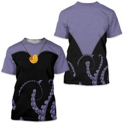 Ursula the sea witch inspired 3D Shirt Meaningful Gift For Family Gift For Boyfriend Valentine Gift