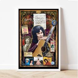 Loretta Lynn Rock Icons Rock Band Poster Meaningful Gift For Family Gift For Boyfriend Valentine Gift Birthday Gift Holiday Gift
