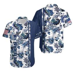 Veteran Hawaiian Shirt, Army Hawaiian Shirt Gift For Your Girlfriend Boyfriend Gift For Love Gift For Friend Best Valentine Present Holiday Gift