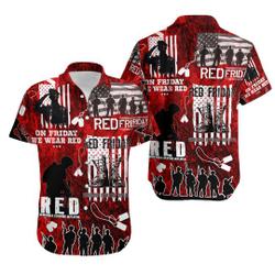 Veteran Red Friday 3D All Over Printed Hawaii Shirt Gift For Your Girlfriend Boyfriend Gift For Love Gift For Friend Best Valentine Present Holiday Gift