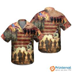 Veterans Blood Sweat and Tear Hawaiian Shirt Gift For Your Girlfriend Boyfriend Gift For Love Gift For Friend Best Valentine Present Holiday Gift