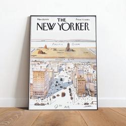view of the world from 9th ave. Premium Matte Vertical Poster Meaningful Gift For Family Gift For Boyfriend Valentine Gift Birthday Gift Holiday Gift