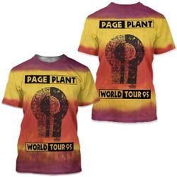 vintage 1995 Jimmy Page Robert Plant World Tour Shirt Meaningful Gift For Family Gift For Boyfriend Valentine Gift