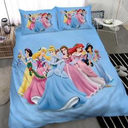 Vintage Animated Princess Bedding Set Gift For Your Girlfriend Boyfriend Gift For Love Gift For Friend Best Valentine Present Holiday Gift
