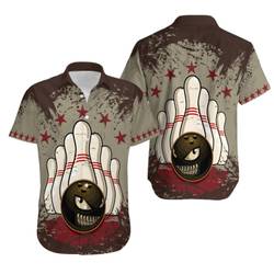 Vintage Bowling Ball Hawaiian Shirt Gift For Your Girlfriend Boyfriend Gift For Love Gift For Friend Best Valentine Present Holiday Gift