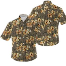 Vintage Brown 'Reyn Spooner' Hawaiian Shirt Gift For Your Girlfriend Boyfriend Gift For Love Gift For Friend Best Valentine Present Holiday Gift