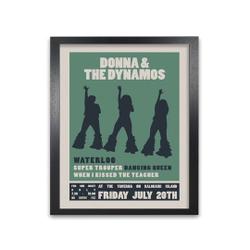 Vintage Donna & the Dynamos Poster Premium Matte Vertical Poster Meaningful Gift For Family Gift For Boyfriend Valentine Gift Birthday Gift Holiday Gift