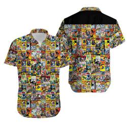 Vintage Hero Men's Hawaiian Shirt Gift For Your Girlfriend Boyfriend Gift For Love Gift For Friend Best Valentine Present Holiday Gift