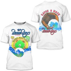 Vintage The Beach Boys 1990 Baseball Beach Party Concert T-shirt Meaningful Gift For Family Gift For Boyfriend Valentine Gift