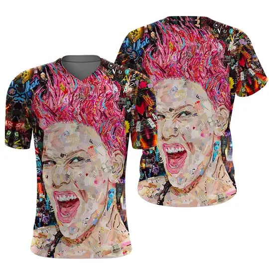 Pink Singer Summer Carnival 2023 Tour 3D Tshirt Meaningful Gift For Family Gift For Boyfriend Valentine Gift