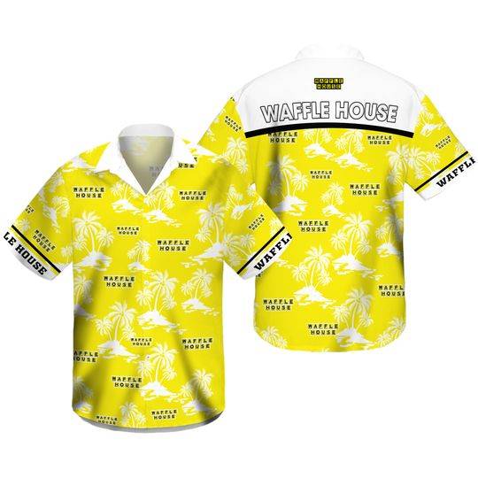 Waffle House Button Shirt, Waffle House Shirt Gift For Your Girlfriend Boyfriend Gift For Love Gift For Friend Best Valentine Present Holiday Gift