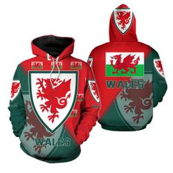 Wales National Soccer Team, Qatar World Cup 2022 Champions Soccer Team 3D Hoodie