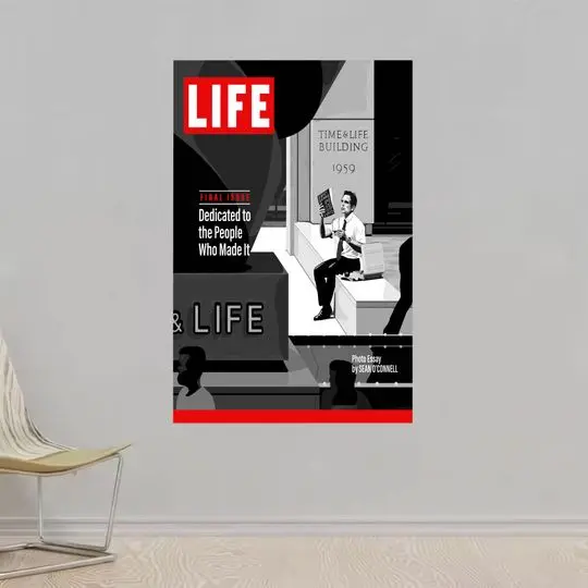 Walter Mitty LIFE Cover Premium Matte Vertical Poster Meaningful Gift For Family Gift For Boyfriend Valentine Gift Birthday Gift Holiday Gift