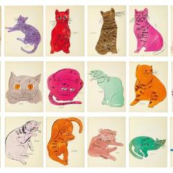 Warhol Cats Poster Meaningful Gift For Family Gift For Boyfriend Valentine Gift Birthday Gift Holiday Gift