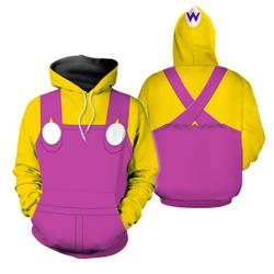 Wario Mario Halloween Costumes Hoodie
