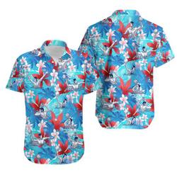 Water Polo Tropical Flower Hawaiian Shirt Gift For Your Girlfriend Boyfriend Gift For Love Gift For Friend Best Valentine Present Holiday Gift